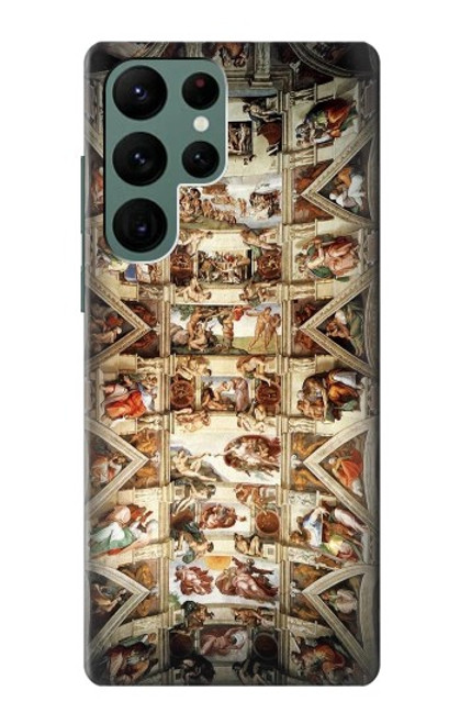 S0177 Michelangelo Chapel ceiling Case For Samsung Galaxy S22 Ultra