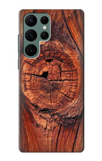 S0603 Wood Graphic Printed Case For Samsung Galaxy S22 Ultra