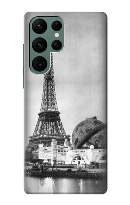 S2350 Old Paris Eiffel Tower Case For Samsung Galaxy S22 Ultra