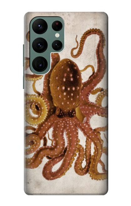 S2801 Vintage Octopus Case For Samsung Galaxy S22 Ultra