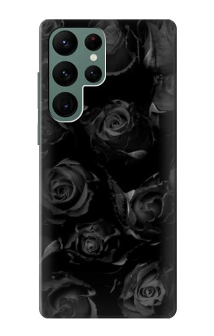 S3153 Black Roses Case For Samsung Galaxy S22 Ultra