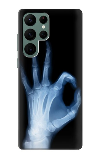 S3239 X-Ray Hand Sign OK Case For Samsung Galaxy S22 Ultra