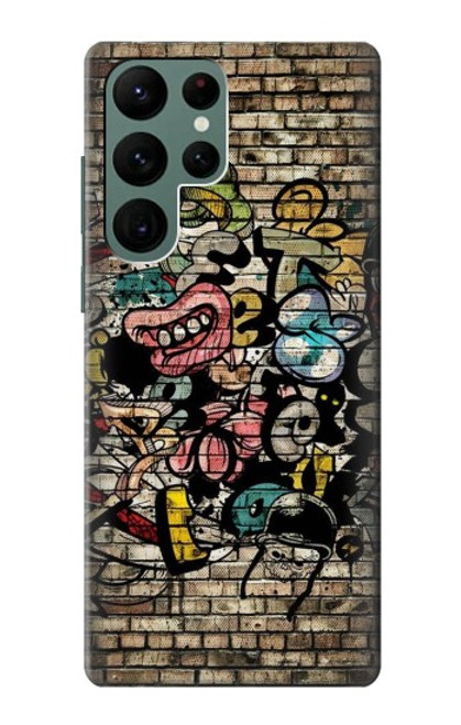 S3394 Graffiti Wall Case For Samsung Galaxy S22 Ultra