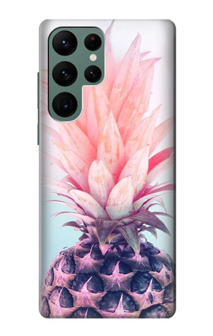 S3711 Pink Pineapple Case For Samsung Galaxy S22 Ultra