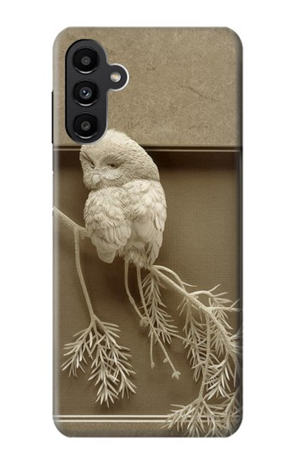 S1386 Paper Sculpture Owl Case For Samsung Galaxy A13 5G