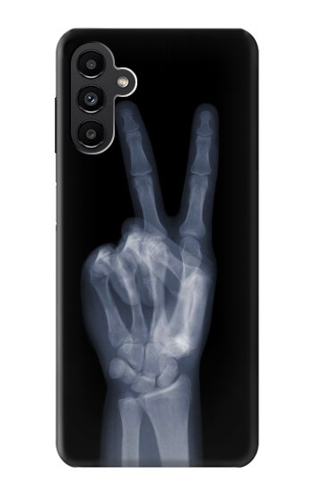S3101 X-ray Peace Sign Fingers Case For Samsung Galaxy A13 5G