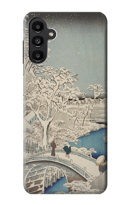 S3350 Utagawa Hiroshige Drum Bridge Yuhi Hill in Meguro Case For Samsung Galaxy A13 5G