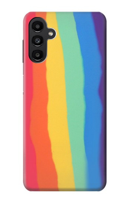 S3799 Cute Vertical Watercolor Rainbow Case For Samsung Galaxy A13 5G