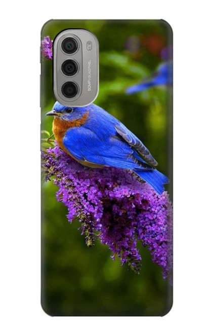 S1565 Bluebird of Happiness Blue Bird Case For Motorola Moto G51 5G