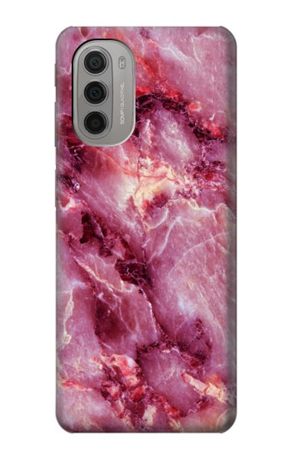 S3052 Pink Marble Graphic Printed Case For Motorola Moto G51 5G