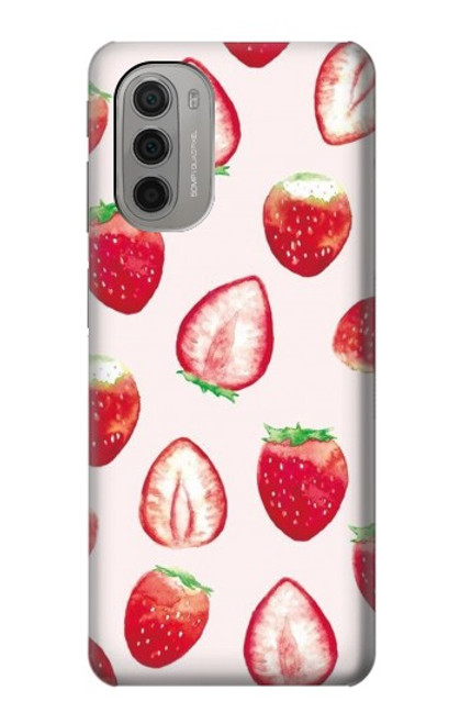 S3481 Strawberry Case For Motorola Moto G51 5G