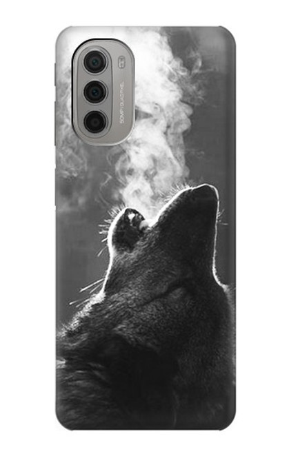 S3505 Wolf Howling Case For Motorola Moto G51 5G