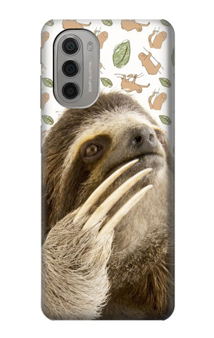 S3559 Sloth Pattern Case For Motorola Moto G51 5G