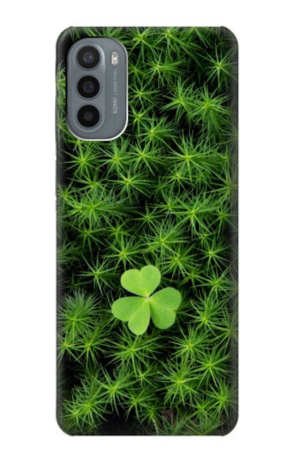 S0358 Clover Lucky Leaf Case For Motorola Moto G31