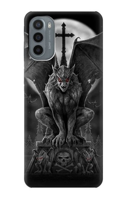 S0850 Gargoyle Devil Demon Case For Motorola Moto G31