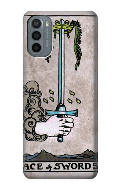 S2482 Tarot Card Ace of Swords Case For Motorola Moto G31