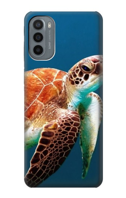 S3497 Green Sea Turtle Case For Motorola Moto G31