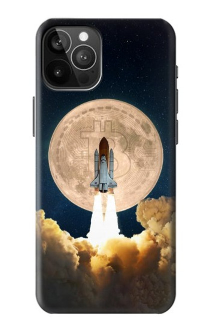 S3859 Bitcoin to the Moon Case For iPhone 12 Pro Max