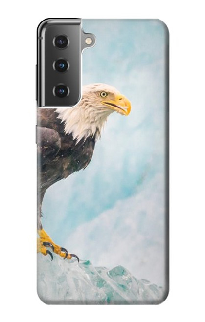 S3843 Bald Eagle On Ice Case For Samsung Galaxy S21 Plus 5G, Galaxy S21+ 5G