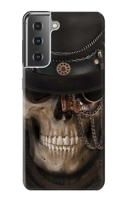 S3852 Steampunk Skull Case For Samsung Galaxy S21 Plus 5G, Galaxy S21+ 5G