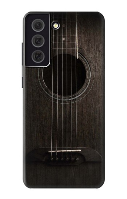 S3834 Old Woods Black Guitar Case For Samsung Galaxy S21 FE 5G