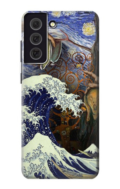 S3851 World of Art Van Gogh Hokusai Da Vinci Case For Samsung Galaxy S21 FE 5G