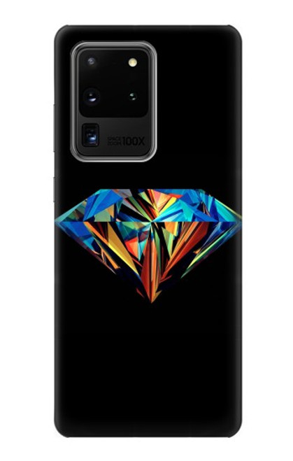 S3842 Abstract Colorful Diamond Case For Samsung Galaxy S20 Ultra