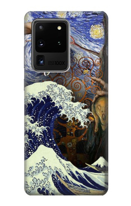 S3851 World of Art Van Gogh Hokusai Da Vinci Case For Samsung Galaxy S20 Ultra