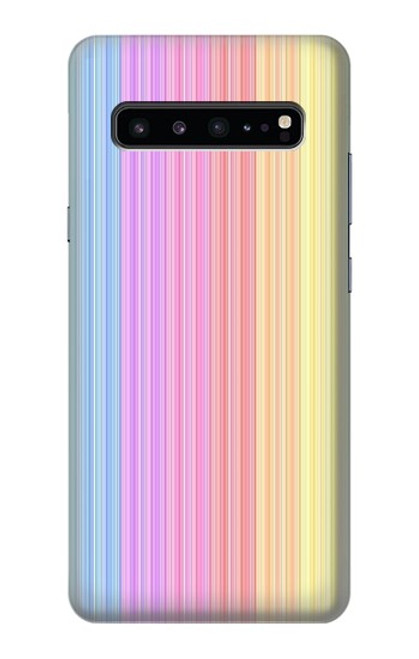 S3849 Colorful Vertical Colors Case For Samsung Galaxy S10 5G