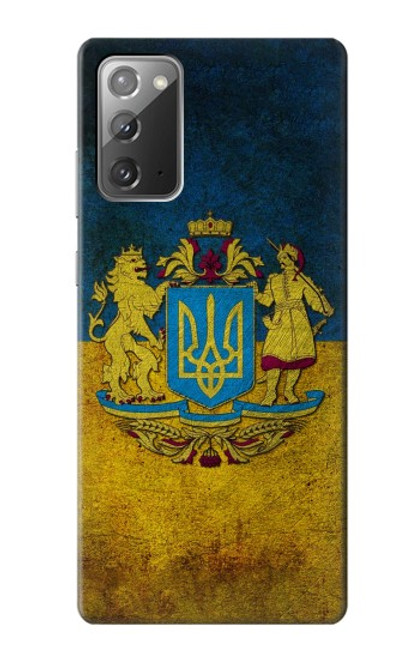 S3858 Ukraine Vintage Flag Case For Samsung Galaxy Note 20