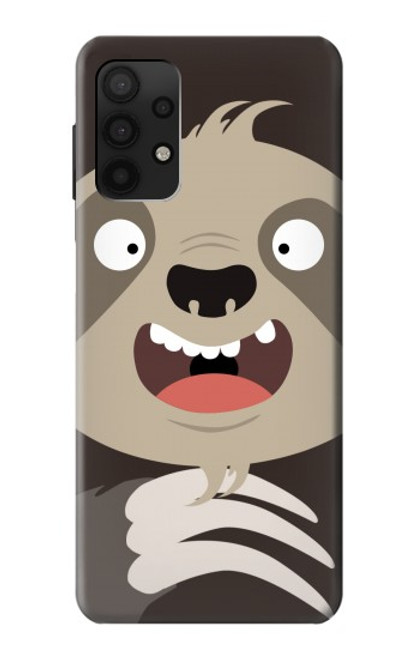 S3855 Sloth Face Cartoon Case For Samsung Galaxy A32 4G