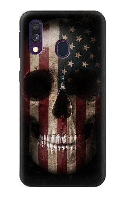 S3850 American Flag Skull Case For Samsung Galaxy A40