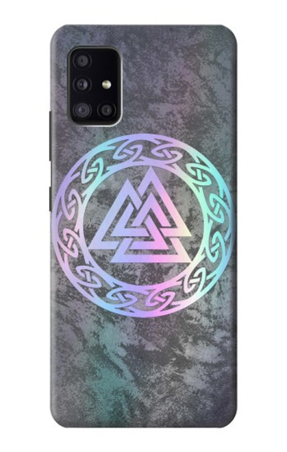 S3833 Valknut Odin Wotans Knot Hrungnir Heart Case For Samsung Galaxy A41