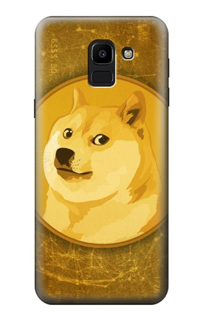S3826 Dogecoin Shiba Case For Samsung Galaxy J6 (2018)
