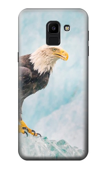 S3843 Bald Eagle On Ice Case For Samsung Galaxy J6 (2018)