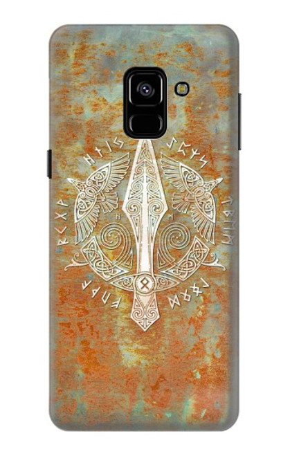 S3827 Gungnir Spear of Odin Norse Viking Symbol Case For Samsung Galaxy A8 (2018)