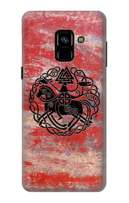 S3831 Viking Norse Ancient Symbol Case For Samsung Galaxy A8 (2018)
