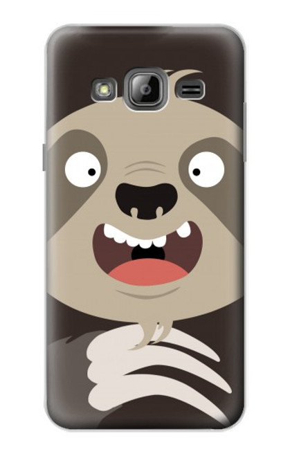 S3855 Sloth Face Cartoon Case For Samsung Galaxy J3 (2016)