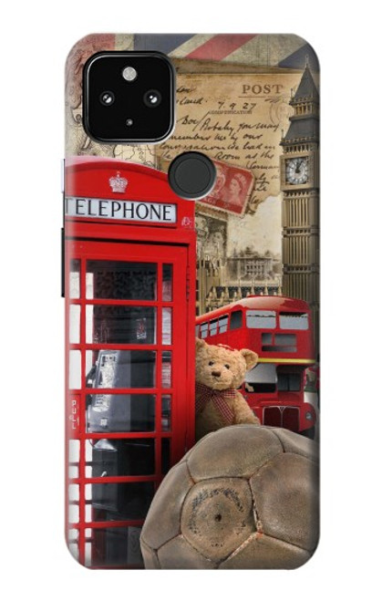 S3856 Vintage London British Case For Google Pixel 4a 5G