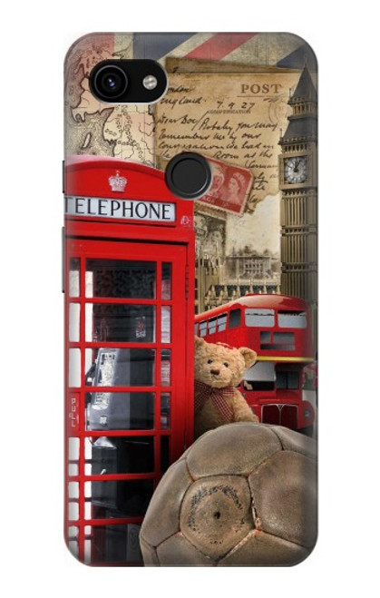 S3856 Vintage London British Case For Google Pixel 3a XL