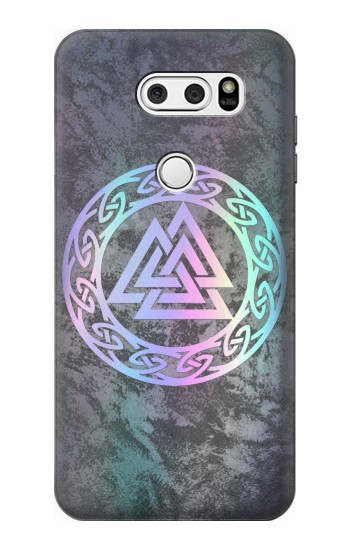 S3833 Valknut Odin Wotans Knot Hrungnir Heart Case For LG V30, LG V30 Plus, LG V30S ThinQ, LG V35, LG V35 ThinQ