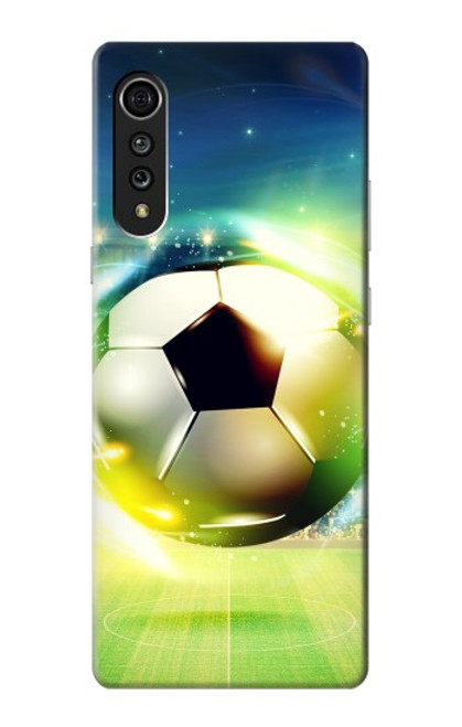 S3844 Glowing Football Soccer Ball Case For LG Velvet