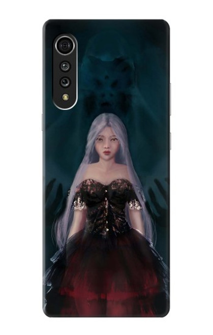 S3847 Lilith Devil Bride Gothic Girl Skull Grim Reaper Case For LG Velvet