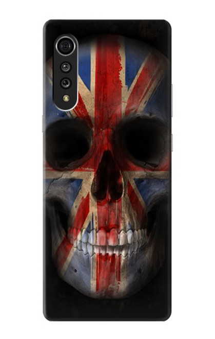 S3848 United Kingdom Flag Skull Case For LG Velvet