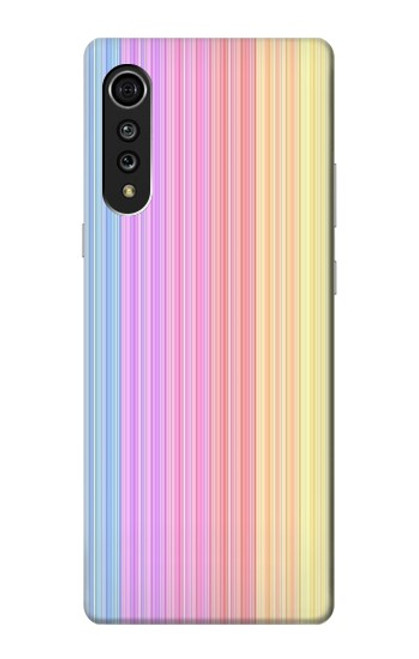 S3849 Colorful Vertical Colors Case For LG Velvet