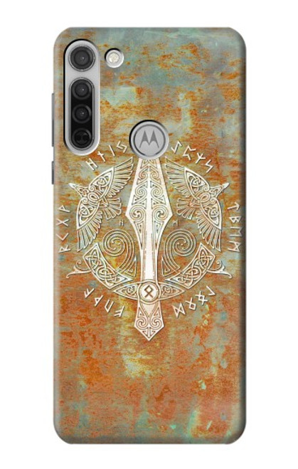 S3827 Gungnir Spear of Odin Norse Viking Symbol Case For Motorola Moto G8