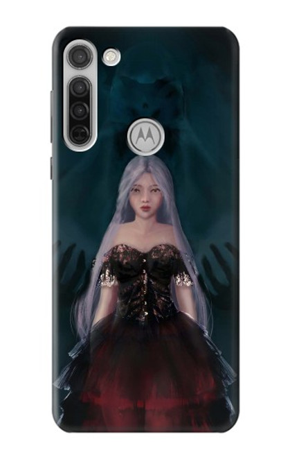 S3847 Lilith Devil Bride Gothic Girl Skull Grim Reaper Case For Motorola Moto G8