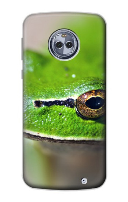 S3845 Green frog Case For Motorola Moto X4