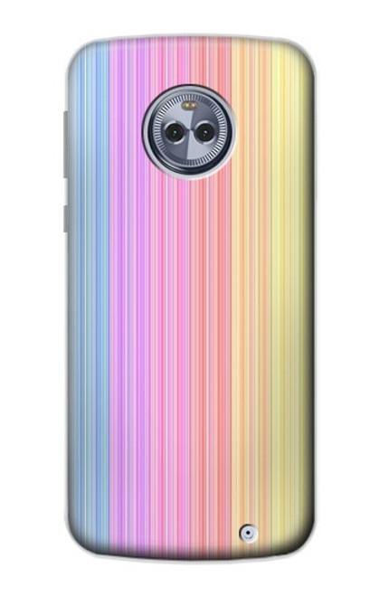 S3849 Colorful Vertical Colors Case For Motorola Moto X4