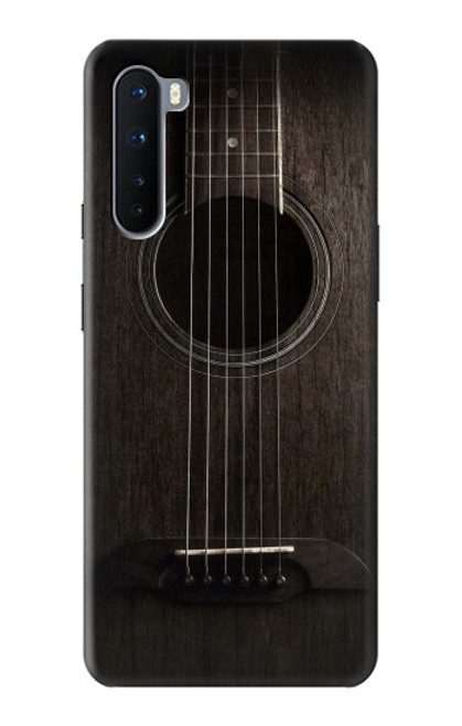 S3834 Old Woods Black Guitar Case For OnePlus Nord